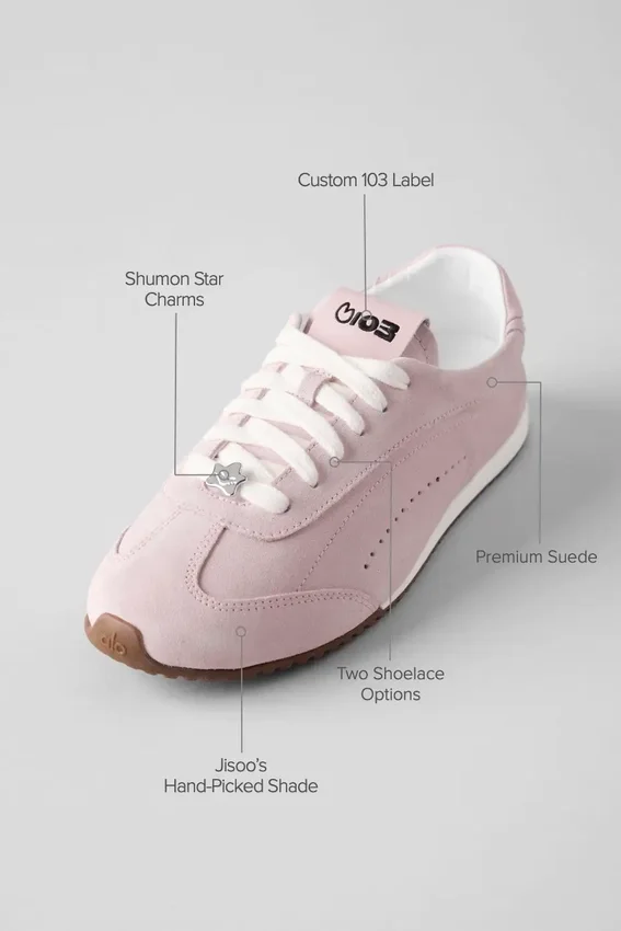 Alo Sunset Sneaker + Jisoo - Bloom Pink