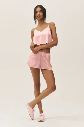 Alo Sunset Sneaker Mule - Sundrenched Pink