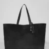 Alo Tranquility Tote - Black Suede