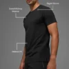 Alo Vapor Crewneck Short Sleeve - Black