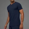 Alo Vapor Crewneck Short Sleeve - Navy