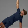 Alo Vapor Crewneck Short Sleeve - Navy