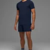 Alo Vapor Crewneck Short Sleeve - Navy