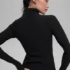 Alosoft 1/2 Zip Rapid Pullover - Black