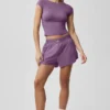 Alosoft Back for More Tee - Plum Kiss