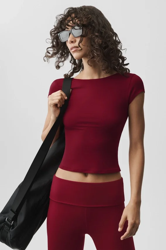 Alosoft Back for More Tee - Summer Romance Red