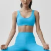 Alosoft Center Stage Bra - Azure Blue