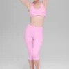 Alosoft Center Stage Bra - Candy Heart Pink