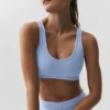 Alosoft Center Stage Bra - Light Provence Blue