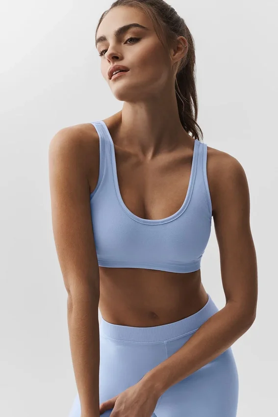 Alosoft Center Stage Bra - Light Provence Blue