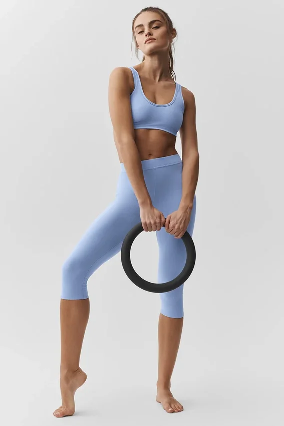 Alosoft Center Stage Bra - Light Provence Blue
