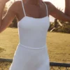 Alosoft Courtside Tennis Dress - White