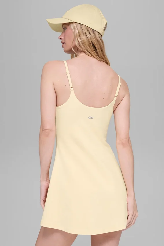 Alosoft Encore Tennis Dress - Candlelight Yellow