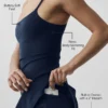 Alosoft Encore Tennis Dress - Navy
