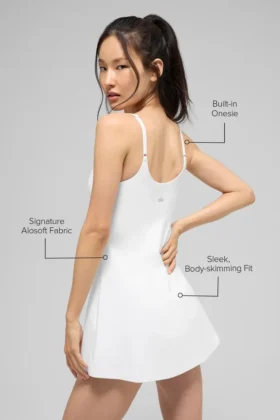 Alosoft Encore Tennis Dress – White
