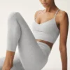 Alosoft High-Waist 7/8 Highlight Legging - Athletic Heather Grey