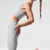 Alosoft High-Waist 7/8 Highlight Legging - Athletic Heather Grey