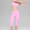 Alosoft High-Waist Iconic 90'S Capri - Candy Heart Pink