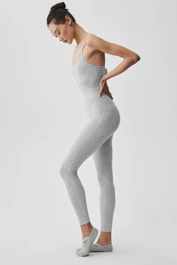 Alosoft One and Done Onesie - Athletic Heather Grey