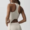 Alosoft Ribbed Revelation Tank - Oat Milk