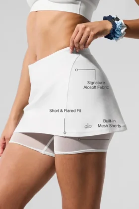 Alosoft Serve It up Skirt – White