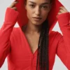 Alosoft Sincere Fitted Jacket - Bright Red