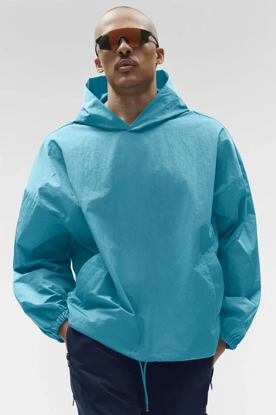 Axis Hooded Pullover - Blue Breeze