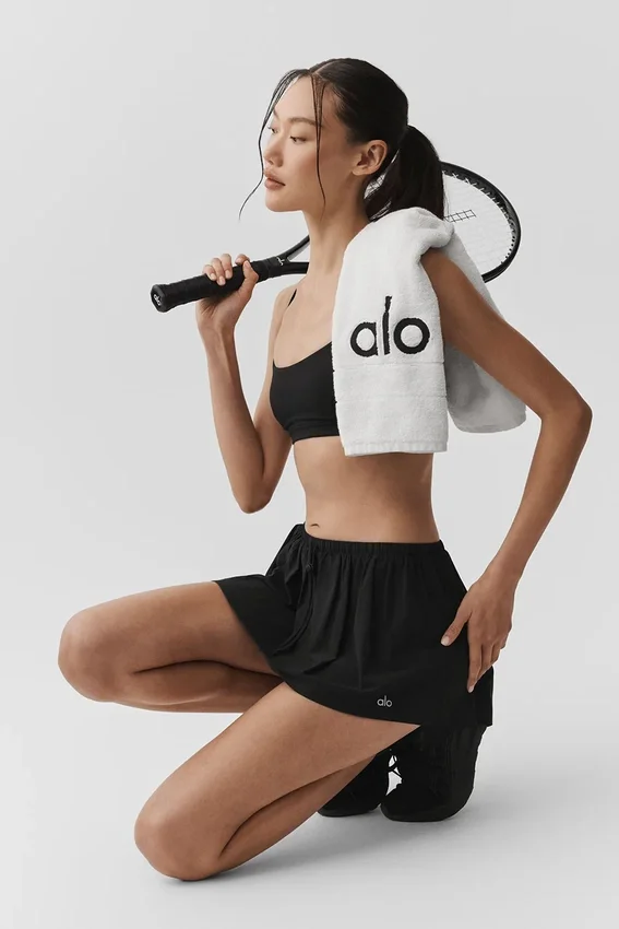 Breezy Tennis Skirt - Black