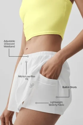 Breezy Tennis Skirt – White