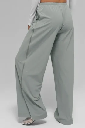 Breezy Wide Leg Pant (Long) – Lunar Grey