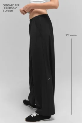 Breezy Wide Leg Pant (Regular) – Black