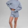 Cable Knit Winter Bliss Hoodie - Winter Frost