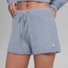 Cable Knit Winter Bliss Short - Winter Frost