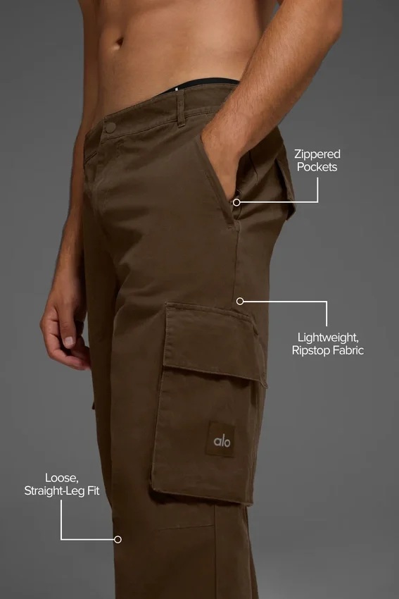 Cargo Ripstop Trouser - Espresso