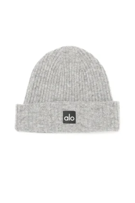 Cashmere Beanie – Dove Grey Heather