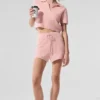 Cashmere High-Waist Plush Waffle Short - Pink Quartz