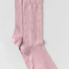Cashmere Mesh Sock - Vintage Pink