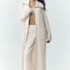 Cashmere Northstar Long Cardigan - Ivory