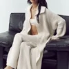 Cashmere Northstar Long Cardigan - Ivory