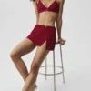 Connection Mini Skirt - Summer Romance Red