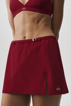 Connection Mini Skirt – Summer Romance Red