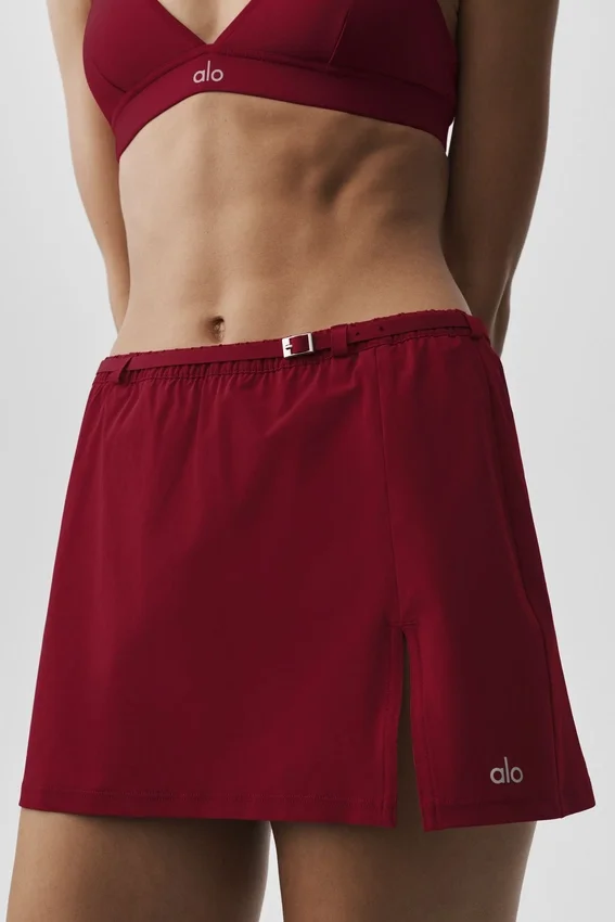 Connection Mini Skirt - Summer Romance Red