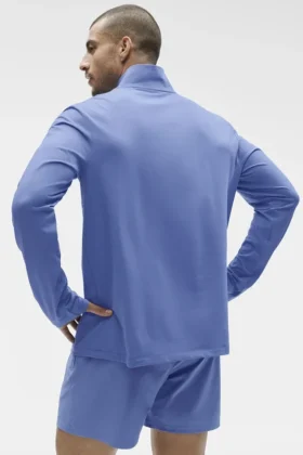 Conquer 1/4 Zip Reform Long Sleeve – Provence Blue