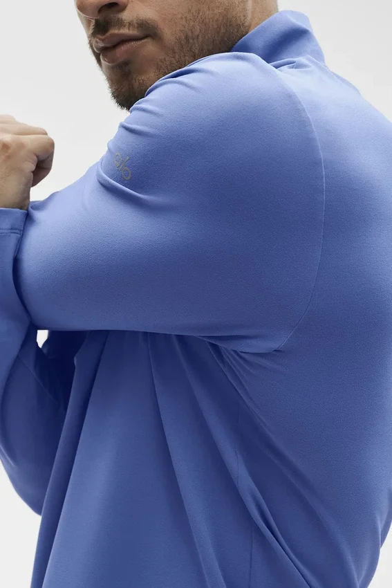Conquer 1/4 Zip Reform Long Sleeve - Provence Blue