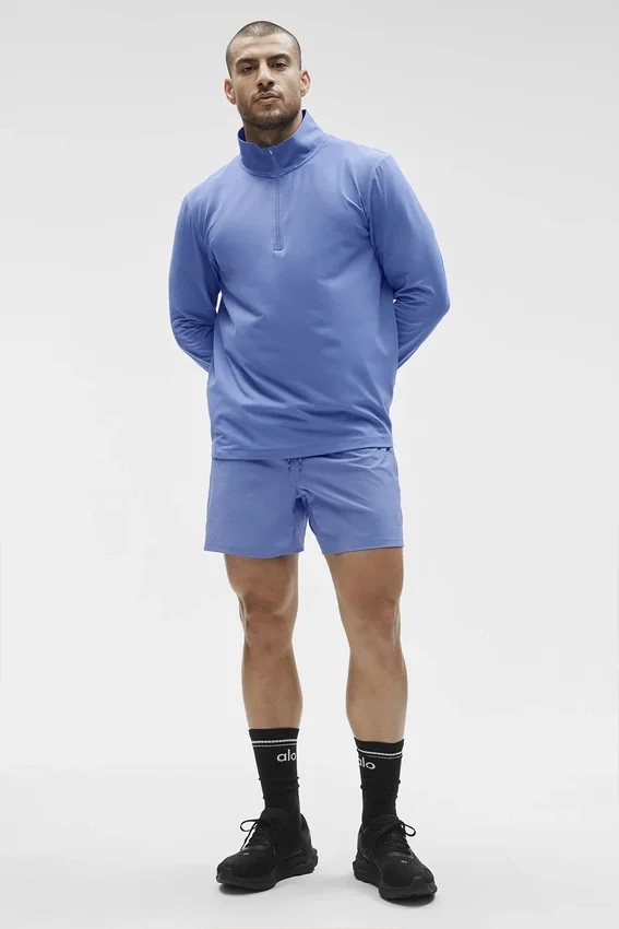 Conquer 1/4 Zip Reform Long Sleeve - Provence Blue