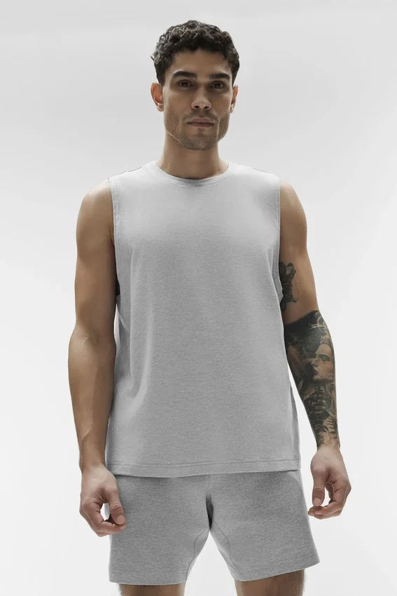Conquer Muscle Tank - Athletic Heather Grey
