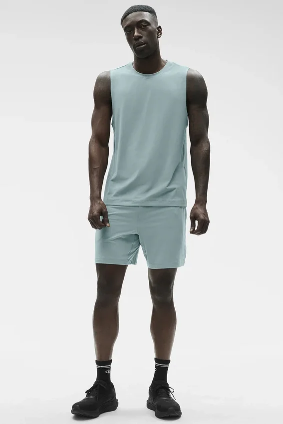 Conquer Muscle Tank - Desert Sage