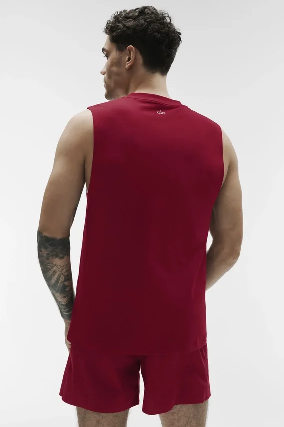 Conquer Muscle Tank - Garnet