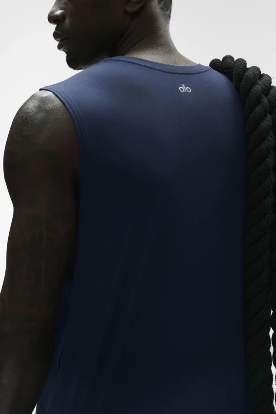 Conquer Muscle Tank - Navy
