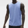 Conquer Muscle Tank - Provence Blue Heather